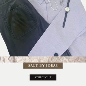 OVERSIZED PURPLE BUTTON DOWN TUNIC